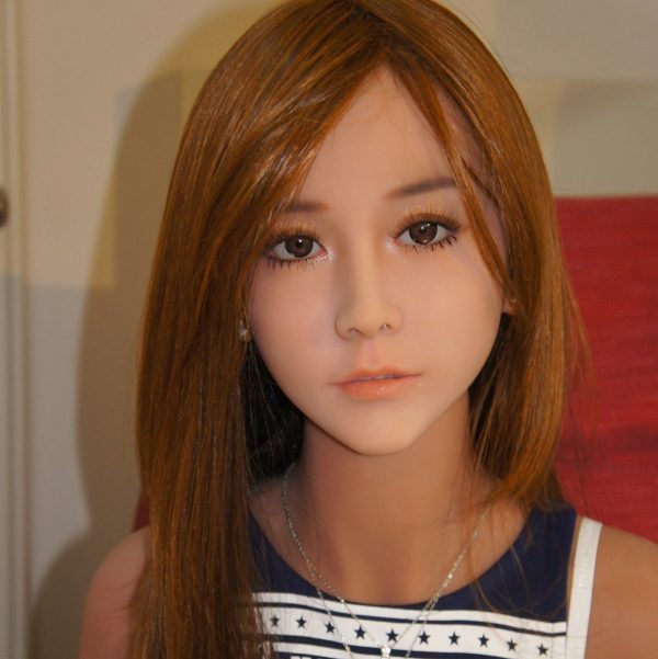 Golden Long Hair Sexy Asian Adult Doll Sex Doll 15